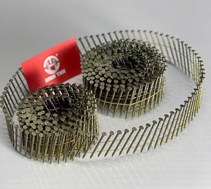 Clous en bobine électrogalvanisés de 2,2 mm x 50 mm, clous de charpente collés en fil de 15 degrés pour la fabrication de bobines en bois - Product Image 1