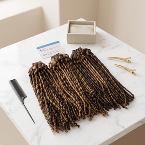 ผมปลอมสีพิกซี่แบบหยิกเป็นลอน ขายดี ราคาส่งจากโรงงาน ผมแท้แบบ Double Drawn - Product Image 1