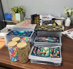 Autocollants de transfert personnalisés en silicone plastisol UV pour gobelets étanches, verres et bouteilles – Motifs de dessins animés - Product Image 1