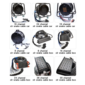 Câble audio multipaire blindé <span class=keywords><strong>30m</strong></span>, 24 canaux, 12 XLR avec connecteurs <span class=keywords><strong>RJ45</strong></span>, diamètre extérieur 3cm et Ethernet - Product Image 2