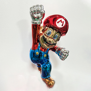 <span class=keywords><strong>Nueva</strong></span> llegada 40cm 65cm <span class=keywords><strong>Mario</strong></span> <span class=keywords><strong>Bros</strong></span> estatua resina dibujos animados cromo Monopoly escultura - Product Image 6