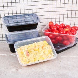 Contenedor de Alimentos Rectangular Más Vendido, Lonchera Desechable de Plástico, Empaque Económico para Comida Rápida - Product Image 5