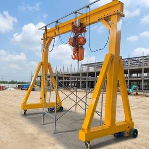 Grue à <span class=keywords><strong>portique</strong></span> mobile en acier robuste, conforme à la norme OSHA, pour les normes industrielles américaines - Product Image 1