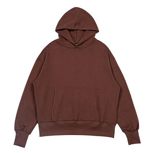 High Quality Cotton Unisex Winter Knitted Embroidered Sweatshirt Brand Logo Custom Solid Color <strong>Oodie</strong> Regular Fit Pull Hoodie - Product Image 6