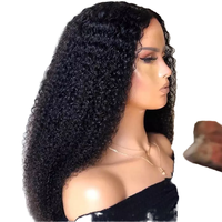 Perruque frontale transparente Full HD sans colle, cheveux indiens vierges à cuticules intactes, ondulés, qualité 12A, densité 200%, blond