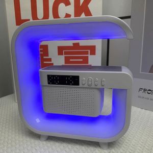 BT G3 Mini Speaker Night Light Multi Functional with Alarm <b>Clock</b> Speaker <b>Led</b> Wireless Charger Speakers - Product Image 5