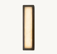 Style de luxe Art Décor Naturel LED Tout Cuivre Laiton Albâtre Marbre Pierre Applique Murale Applique Lumières Salon