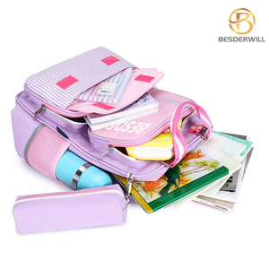 <span class=keywords><strong>Besder</strong></span> usine personnalisé grande capacité école sac à dos élèves du primaire suspendu papeterie sac conception réduire la charge - Product Image 3