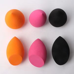 Licuadora de esponjas de látex con forma de logotipo personalizado, producto de belleza respetuoso con el medio ambiente, al por mayor, vegana, huevo negro, grande, suave, sin látex - Product Image 4