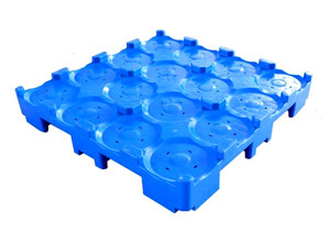 <span class=keywords><strong>16</strong></span> Botellas de Plástico HDPE de 5 Galones para Agua sobre Europalets de Cara Simple para Aplicación Industrial con Entrada de 4 Vías - Product Image 3