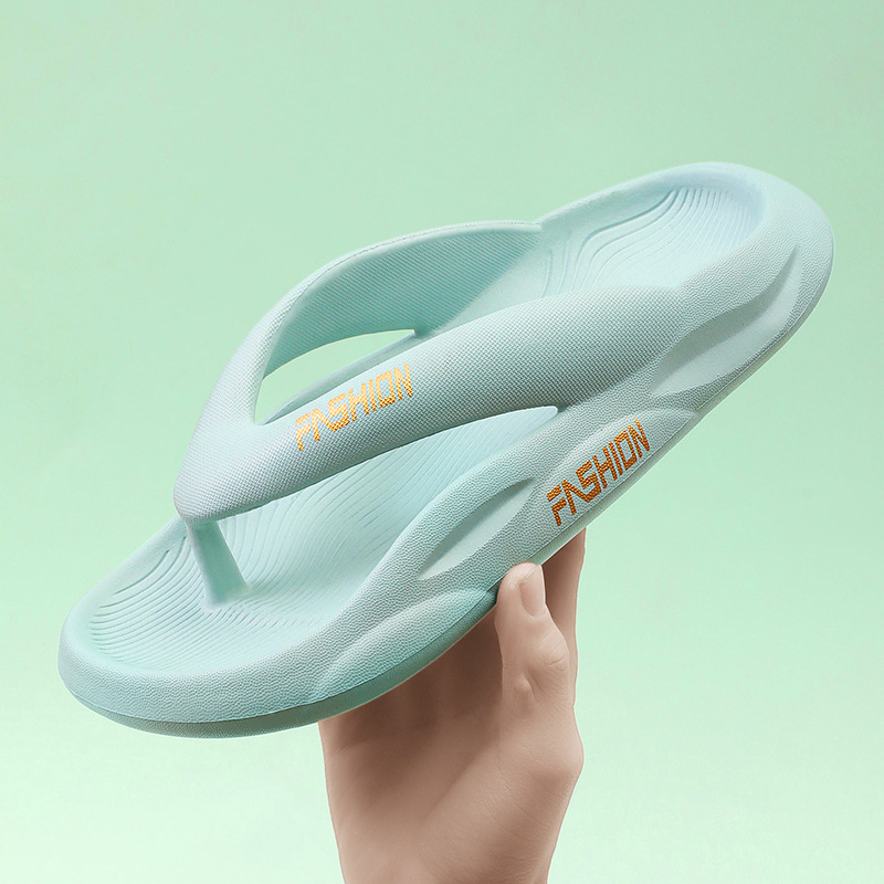 2022 New Summer Couples Filp flops Outdoor Beach Slippers Casual Thick Sole Large Size Shoes