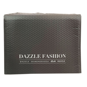 Enveloppes rembourrées à bulles noires, avec Logo personnalisé, emballage en mat, pour les vêtements, 50 pièces - Product Image 3