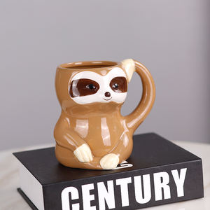 Mecoco — tasses à eau moderne en céramique, ensemble de soucoupes, Espresso, à café - Product Image 3