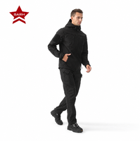 Herfst Winter Unisex Waterdicht Winddicht Warm Slijtvast Softshell Wandeljack met capuchon Outdoorkleding
