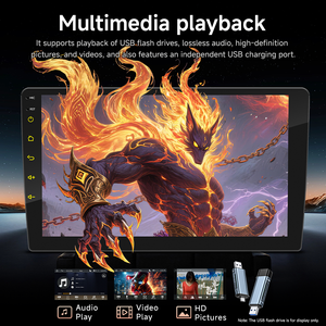 Lecteur multimédia automobile universel Android 9 pouces de qualité attrayante à prix avantageux, navigation GPS, autoradio portable 2 Din - Product Image 3