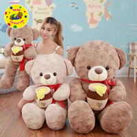 Grand ours en peluche, jouet en tissu, poupée américaine grand ours, cadeau d'anniversaire