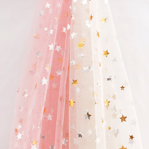 Tulle en maille de polyester à paillettes, léger, transparent et brillant, personnalisable, pour robes, jupes et costumes de scène pour femmes - Product Image 1