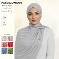 Foulard long uni pour femme musulmane, respirant, séchage rapide, doux et extensible, en jersey de coton premium – Grande Vente Mode Islamique