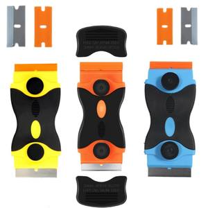 Ds2380 công cụ làm sạch để loại bỏ nhãn dán đề can sơn cửa sổ kính <span class=keywords><strong>scraper</strong></span> công cụ có thể thu vào nhựa dao cạo lưỡi <span class=keywords><strong>scraper</strong></span> - Product Image 2