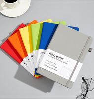 Akademisches A5 Logo Personalisiertes Taschen-PU-Leder Tagebuch Notizbuch Maßgefertigtes Elastisches Band Hardcover Journal Notizbuch Planer