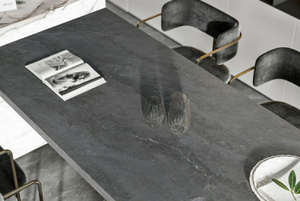 YD đá phong cách Bắc Âu ý grey phiến đá cẩm thạch nhân tạo 9mm thiêu kết đá gạch - Product Image 5