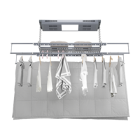 Séchoir à linge électrique D63-SJ avec télécommande, capteur intelligent, séchoir à linge relevable pour balcon