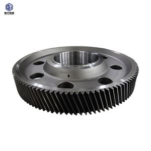 Engranaje helicoidal grande de fundición giratoria de alta resistencia fabricante de reducción de excavadora pesada - Product Image 1