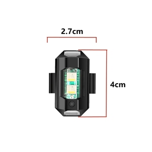 Universel Anti-Collision Vélo Avion Nuit Mini Clignotant Avertissement Lumière Moto Lumières LED Drone Lumière Stroboscopique - Product Image 5