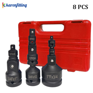 6 Buah Kit Reducer Adaptor Soket Drive 1/4" 3/8" 1/2" 3/4" Konverter Kunci Impack - Product Image 3
