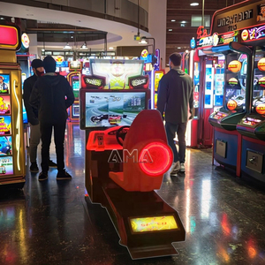 गुआंग्झोउ फैक्ट्री रेसिंग कार गेम मशीन 3-इन-1 सिक्का संचालित 32 इंच वीडियो स्क्रीन रेसिंग सिम्युलेटर 3 डी कार रेसिंग गेम मशीन - Product Image 4