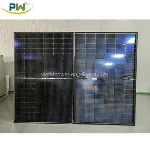 2024 NEW Monovisc Cheap High Watt BIPV Solar Panel 500W Double Glass Mono PV Panel,Best Glass For Solar Panels