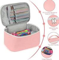 Kit de 62 outils de crochet tendance pour débutants avec fil et étui de voyage portable