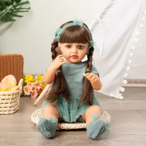 Muñeca de silicona de cuerpo completo, muñecas Reborn de vinilo, gemelos recién nacidos, venta al por mayor, imágenes sólidas baratas para niños pequeños