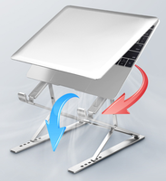 Dudukan Laptop MC N8 Baru yang Dapat Disesuaikan, Dudukan Tablet Notebook Aluminium, Alas Pendingin Meja, Penyangga Laptop Lipat