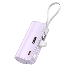 Cargador Portátil AD4012 con Cordón, Cable Tipo C Integrado, Carga Rápida de 22.5W, 5000mAh para Viajes y Uso Diario - Product Image 5