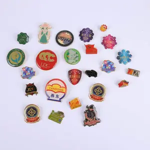 Wholesale Personalized custom promotional Various style funny bulk sublimation printing metal badges