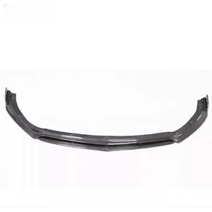 Pour Mecedes Benz W205 Sport <span class=keywords><strong>Edition</strong></span> avant pare-chocs lèvre mise à niveau Kits de carrosserie flambant neuf véritable Fiber de carbone Auto pièces bon ajustement lèvre avant - Product Image 1