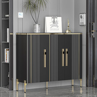 Meuble à chaussures en bois de luxe italien, moderne et minimaliste, multifonctionnel, pour entrée, couloir, balcon, hall d'entrée, rangement MH