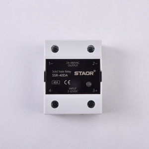 Relais statique miniature SSR-40DA 40A, DC AC, à passage par zéro, sortie 24-480VAC, haute puissance, pour contrôle d'automatisation industrielle, CE - Product Image 1