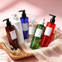 Vente en gros de flacons cylindriques en plastique PET de 250 ml (8 oz) avec pompe à verrouillage ON/OFF - Flacon distributeur de lotion personnalisé pour shampooing, gel douche