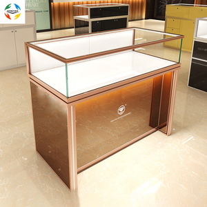 Vitrine <span class=keywords><strong>d</strong></span>'exposition en verre <span class=keywords><strong>d</strong></span>'<span class=keywords><strong>occasion</strong></span> avec cadre en métal argenté, étagères, <span class=keywords><strong>comptoir</strong></span> <span class=keywords><strong>de</strong></span> vente au <span class=keywords><strong>d</strong></span>étail pour téléphone portable, à vendre - Product Image 2