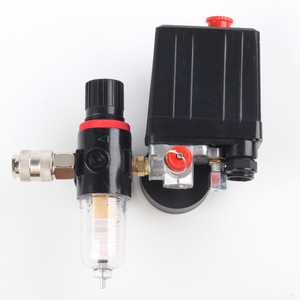 Vanne de régulation de pression pour compresseur d'air avec séparateur d'eau et d'huile et interrupteur automatique, assemblage européen - Product Image 1