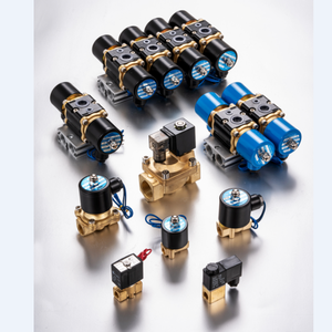 ตัวควบคุมลมแบบ 5 ทาง 2 ตำแหน่ง รุ่นดั้งเดิมและรุ่นใหม่ 4v210-08 1/8 Bspt 1/4 นิ้ว 12v  OEM ปรับแต่งโครงสร้างการควบคุมได้ - Product Image 2