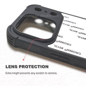 Support d'usine <span class=keywords><strong>Charge</strong></span> sans fil Anti Shock 2d Sublimation Coque de téléphone vierge pour <span class=keywords><strong>iPhone</strong></span> 17 Pro - Product Image 3