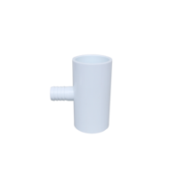 Raccord en PVC blanc de 1-1/2 po x 3/4 po, réduction en T - HT-B65, pour la plomberie, pour jardin, spa gonflable extérieur