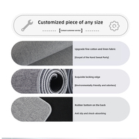 Tapis de souris en caoutchouc personnalisés en stock d'usine, anti-rayures, épaisseur 4 mm, emballage en boîte couleur, pour bureau