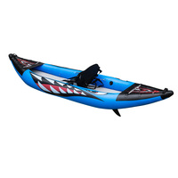 Pédalier gonflable simple de Sport aquatique, pour bateau, 3 mètres, 4m de long, en forme de goutte, kayak pliable