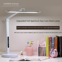 Lámpara de Escritorio LED, Lámpara de Lectura y de Mesa con Control Táctil, Fuente de Alimentación CC, Alto CRI 90