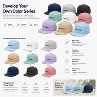 Gorra de Béisbol Unisex Premium con Estampado por Transferencia Térmica, Transpirable, con Logotipo Personalizado para Ropa Urbana, Impermeable, de 7 Paneles, Visera Plana