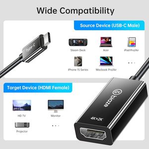 Adaptador USB-C a HDMI <span class=keywords><strong>de</strong></span> la Marca Biaze, <span class=keywords><strong>Nuevo</strong></span>, 4K60Hz HDR Dinámico para MacBook Pro/Air M1/M2, iPhone 15/14, Monitor y <span class=keywords><strong>Proyector</strong></span> - Product Image 2